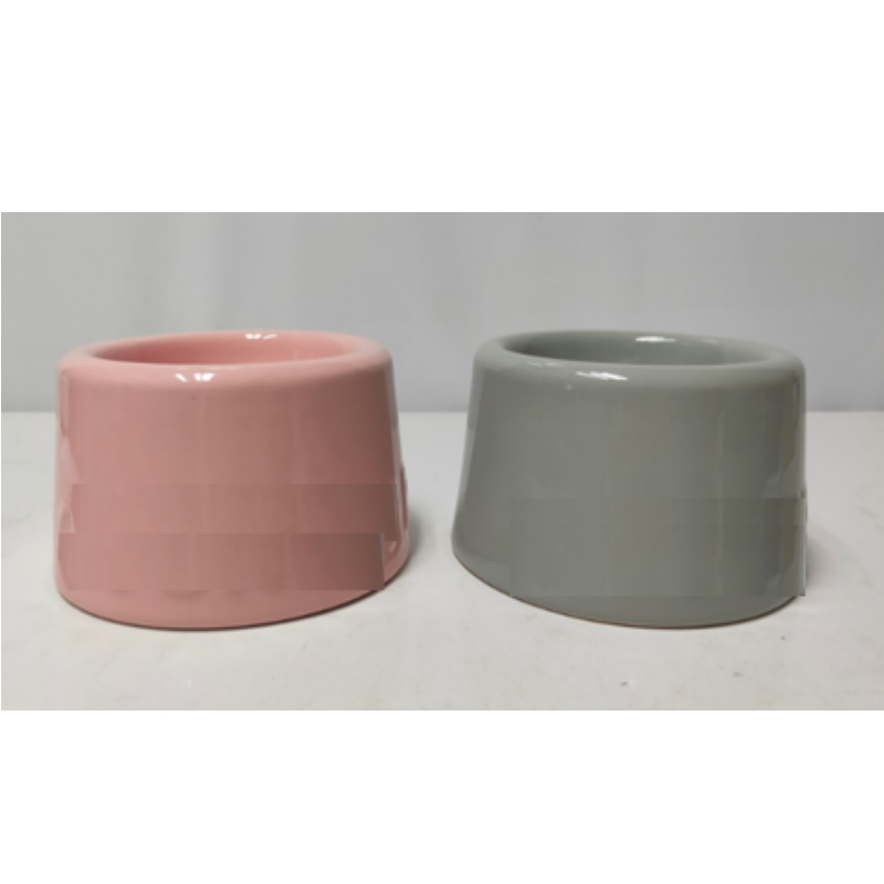 Groothandel ronde keramische stoneware alfie pet bowl